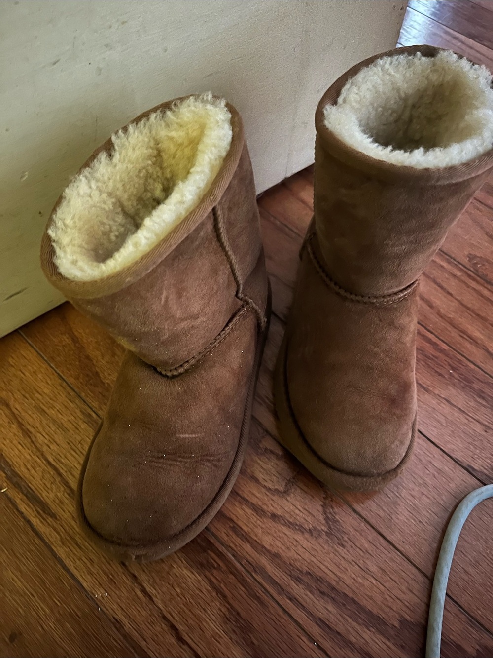 UGGs kids Brown Shearling-Lined Winter Boots